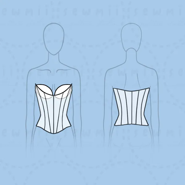 Athena Corset illustration