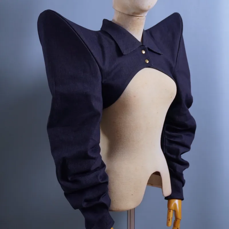 De Vil Cropped Bolero angled view