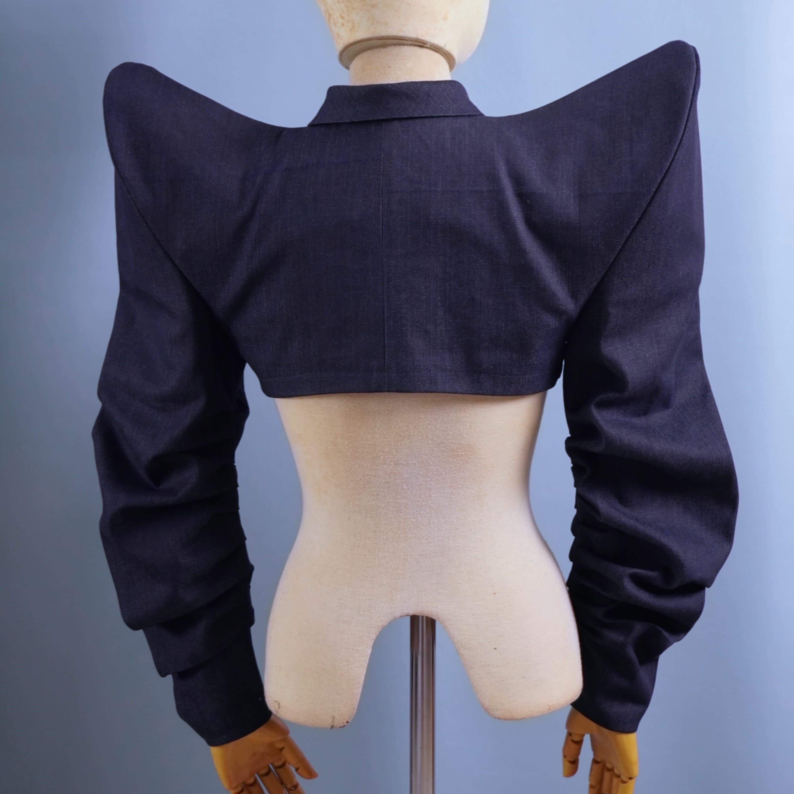De Vil Cropped Bolero Back Image